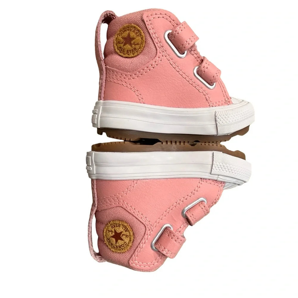 Converse Berkshire Boot Hi Easy-On Toddler 2C Rust Pink Water Repellent NWT